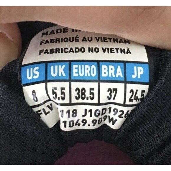 Mizuno Wave Horizon 3 Women's Running Shoes Black/Purple/White Size 8 - Picture 5 of 5